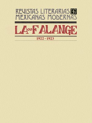 cover image of La Falange, 1922-1923